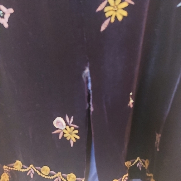 ANN TAYLOR LADIES SLEEVELESS VELVET MIDI DRESS- 6P - Picture 4 of 5